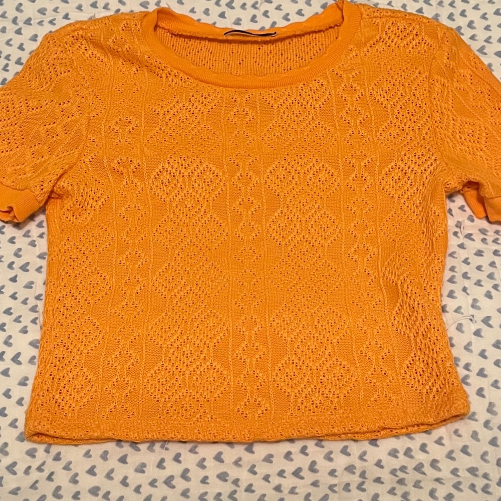 ZARA CROCHET TOP